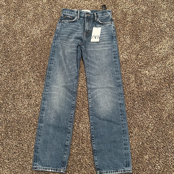 NWT!  Zara The Selvedge Midrise Straight - Picture 2 of 6